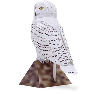 Mô hình giấy_ Cú tuyết- Hedwig