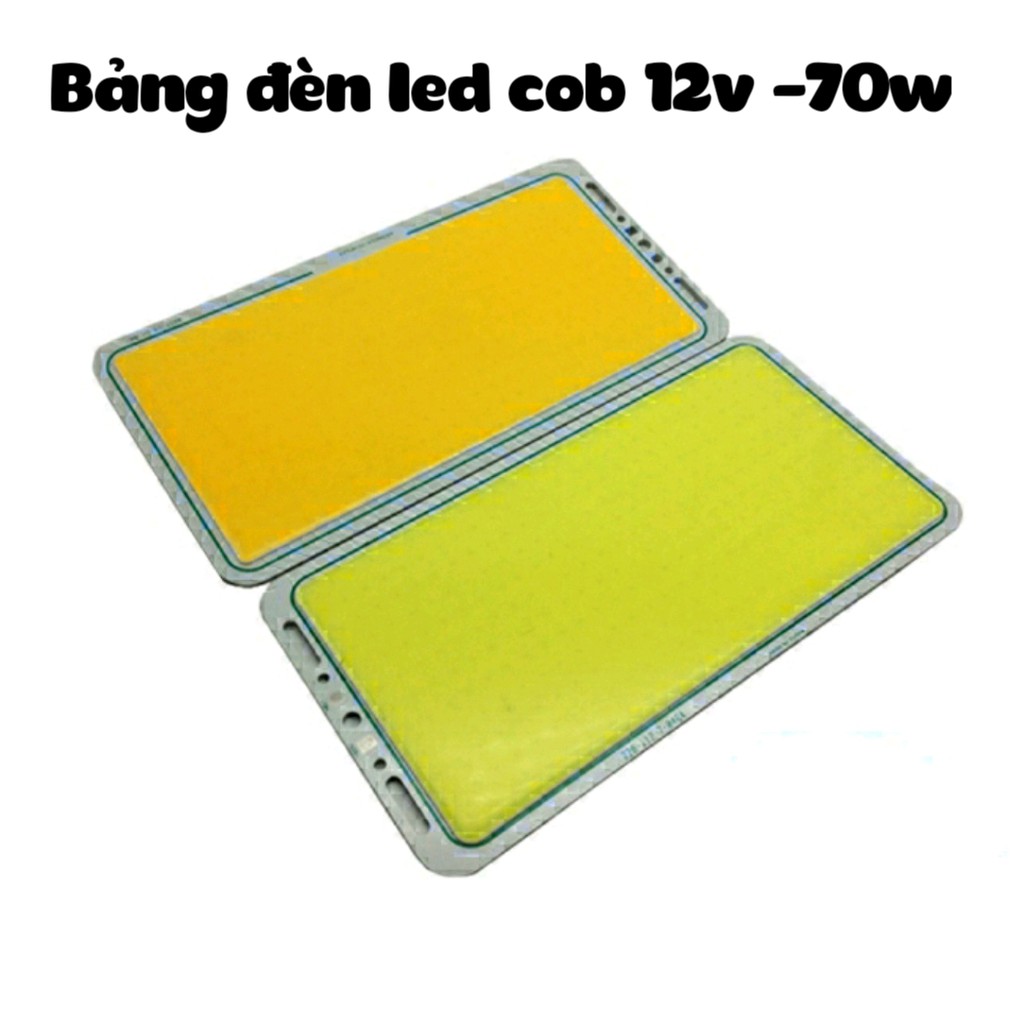 Bảng đèn Led COB công suất 70W siêu sáng 12V - 14V Module Led Panel dùng làm đèn pha đèn cẳm trại đèn chiếu o to