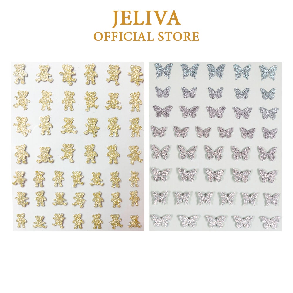 Sticker nail nhũ flash JELIVA