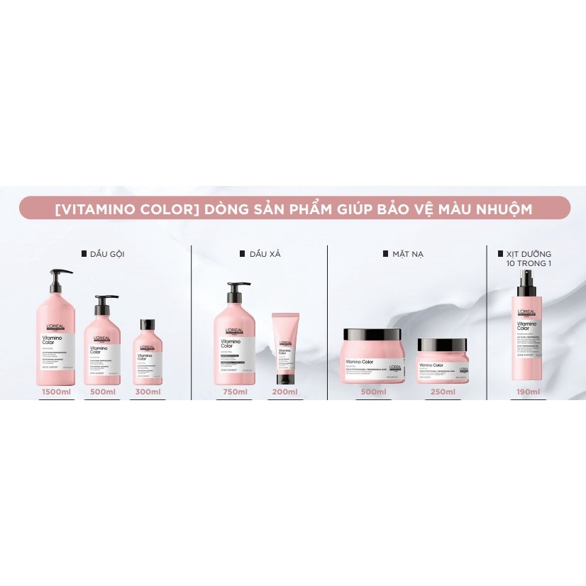 LOREAL VITAMINO COLOR Dành Cho Tóc Nhuộm, giữ màu tóc chống OXY hóa và tia UV #Pvy Beauty