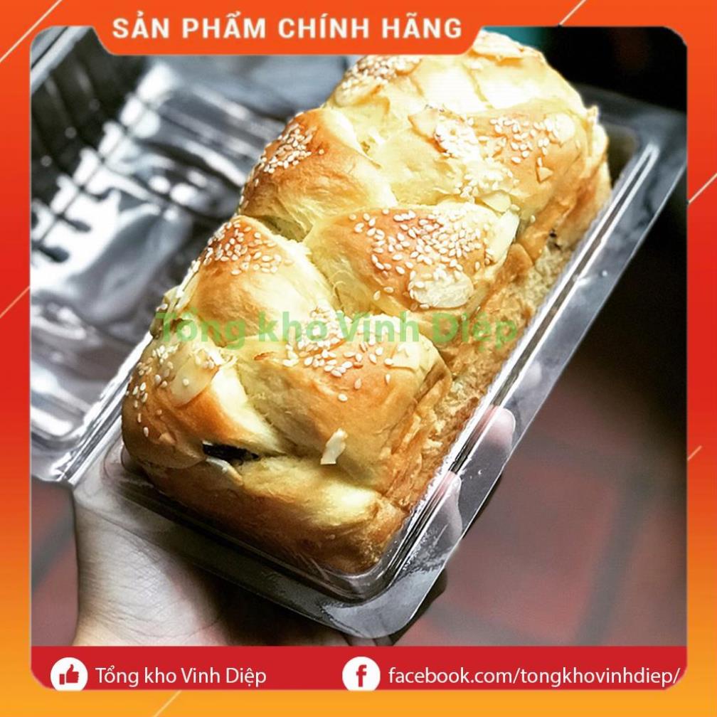 Combo 50 hộp nhựa H07 dùng 1 lần đựng bánh bông lan cuộn, hoa quả, đồ ăn
