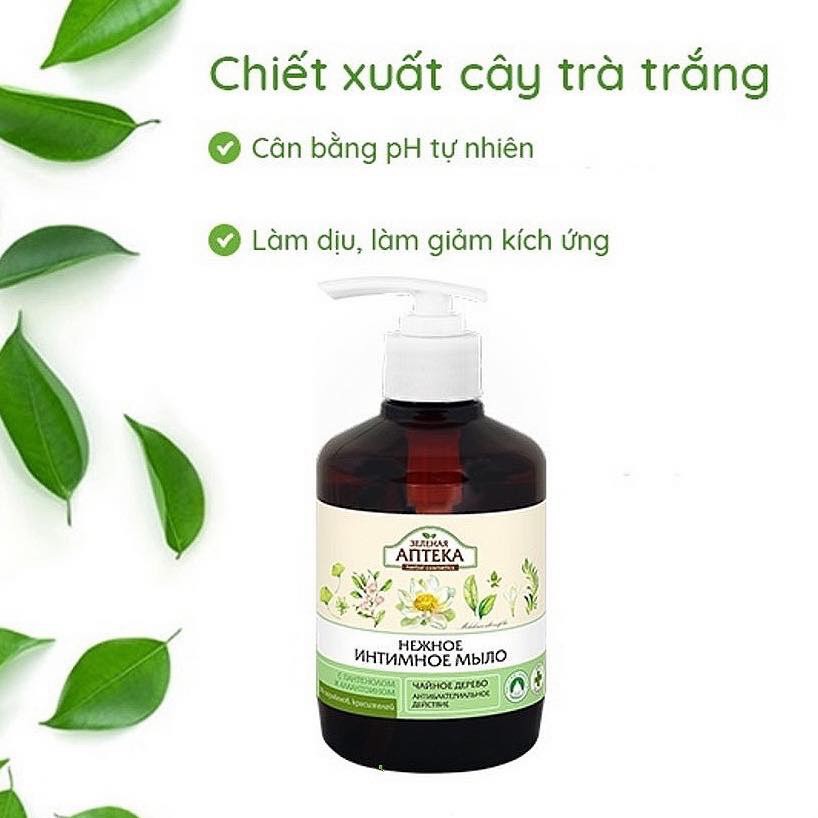 [SALE] [CAM KẾT 100% CHÍNH HÃNG] Dung Dịch Vệ Sinh Phụ Nữ Kháng Khuẩn Zelenaya Apteka Ukraine 370ml