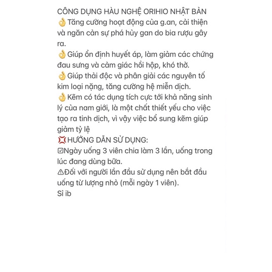 Viên uống Orihiro Vitality 180 viên Bổ sung Hàu Nhật Tươi Tỏi Nghệ Orihiro