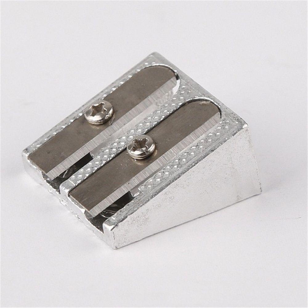 Gọt Bút Chì Hai Lỗ Bằng Kim Loại Thiết Kế Đơn Giản Cho Trẻ Em