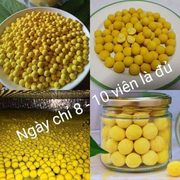 1kg viên tinh bột nghệ mật ong 2 hộp 0.5kg Tuệ Minh