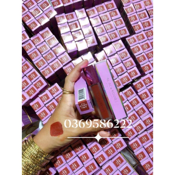 Son Black Rouge A12 Hàng handmade Cao cấp không chì  (◠‿◠✿)