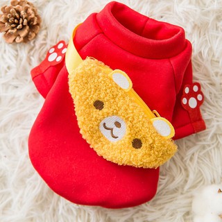 [Có sẵn] Áo đỏ đón Tết dành cho thú cưng