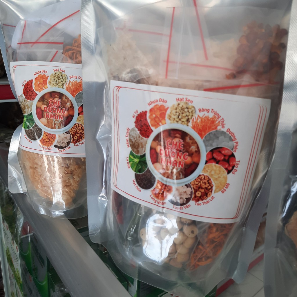 HOT] COMBO GÓI LỚN Nguyên liệu chè dưỡng nhan tuyết yến 12 vị thảo dược thanh nhiệt giải độc cơ thể 100gr