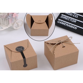 Set 10 hộp giấy Kraft đựng quà tặng