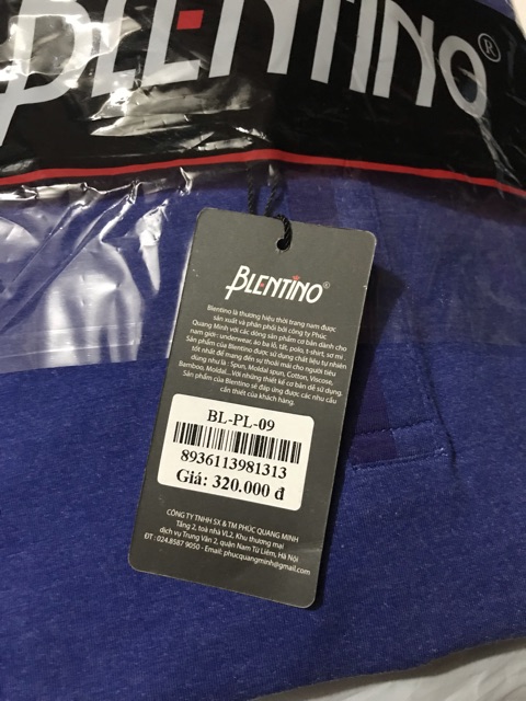 Áo Polo nam tay ngắn BLENTINO