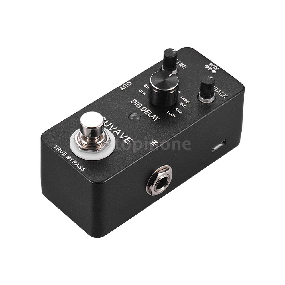 Pedal tạo hiệu ứng âm thanh cho đàn guitar điện kèm 9 hướng dẫn sử dụng