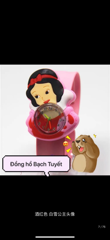 Đồng hồ Người Nhện- Bạch Tuyết cho bé | BigBuy360 - bigbuy360.vn