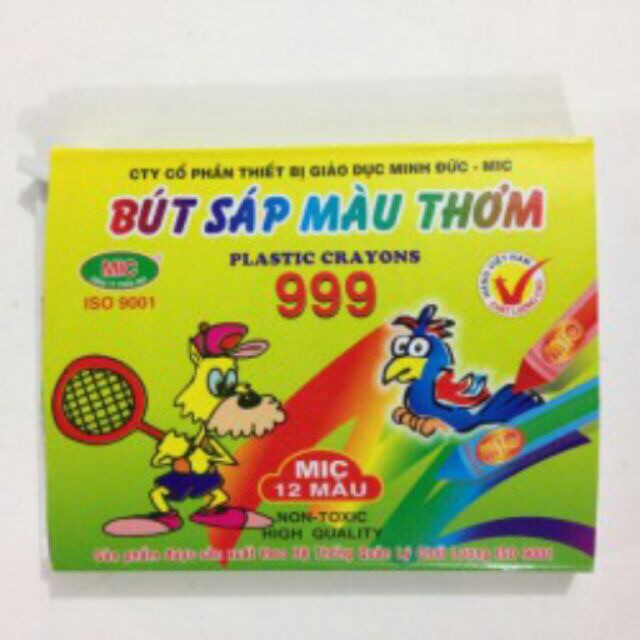 Hộp bút sáp màu thơm MIC