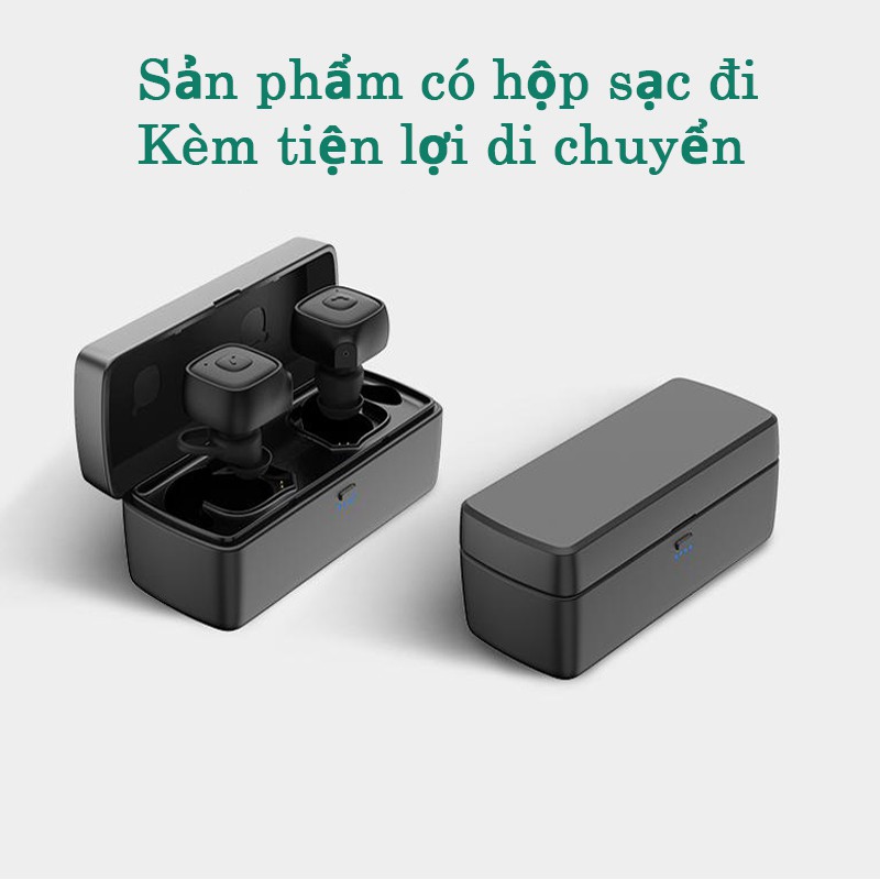 Tai nghe bluetooth Roman Q6 loại 2 tai kết nối Bluetooth 4.2
