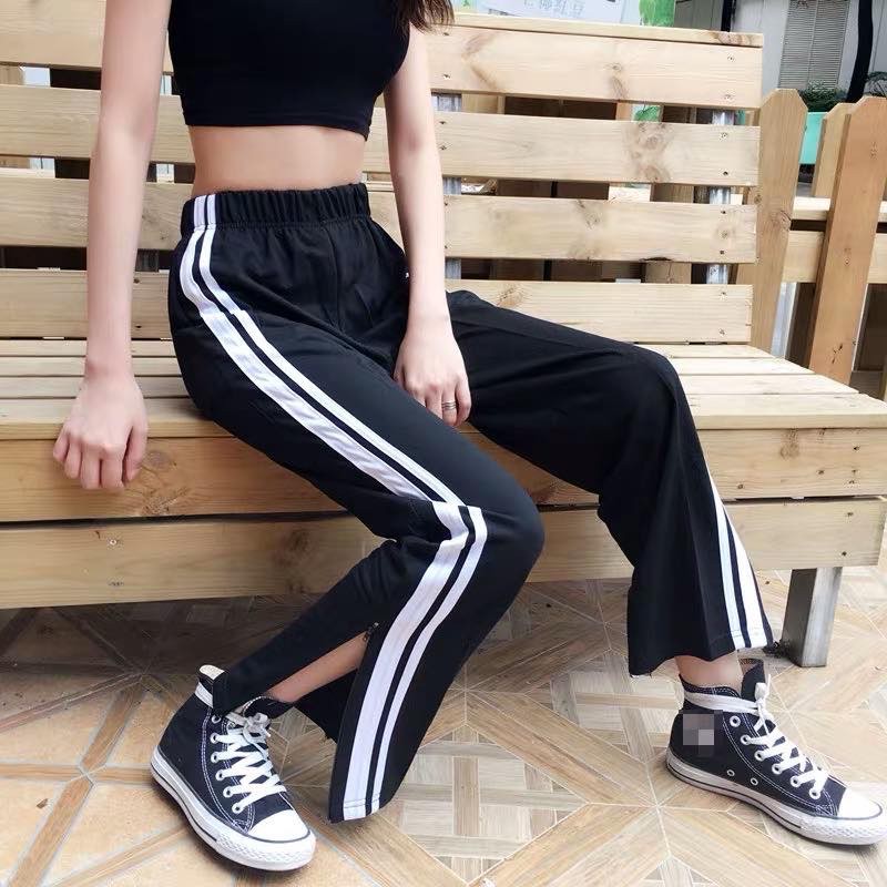 [FREESHIP ĐƠN TỪ 50K] Quần ống rộng hai rót xẻ NTA0320
