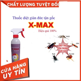 Thuốc diệt gián đức XMAX - Diệt kiến, muỗi, ruồi, côn trùng gây hại
