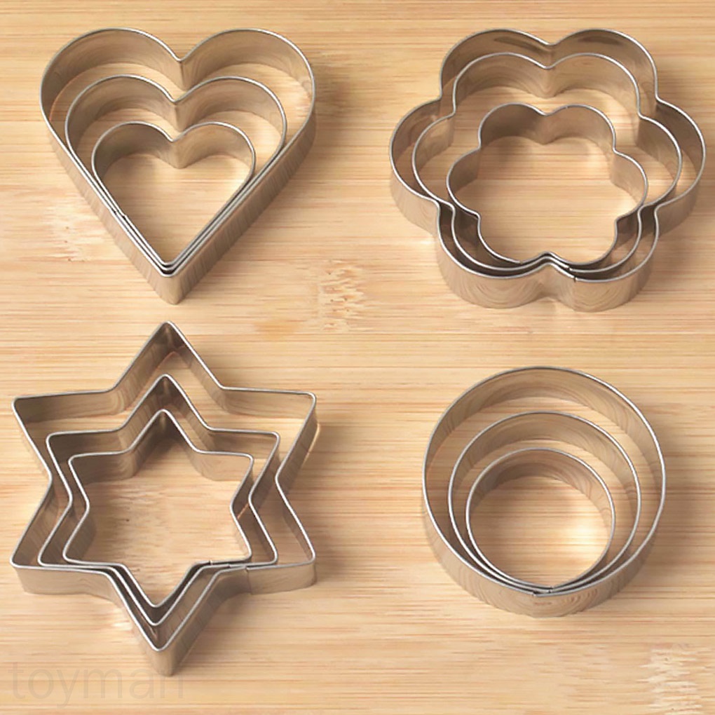 Khuôn cắt bánh quy bằng thép không gỉ tiện lợi