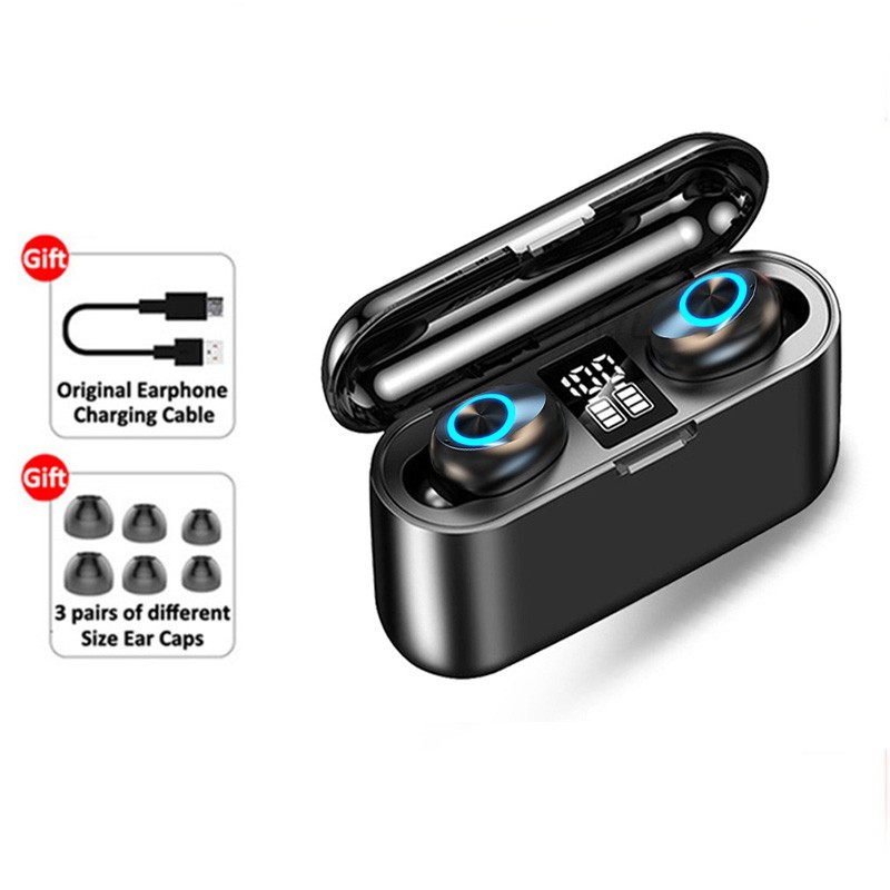 NBX F9-T7 Tai nghe nhét trong tai không dây Bluetooth 5.1 / Tws / Hi-Fi / Mini / Thể thao / Ios / Android