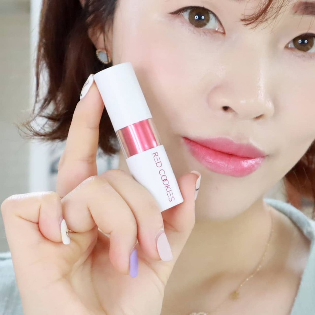 Son thỏi lì mềm môi, không chì, bền màu RED COOKIES Marshmallow Powder Lipstick A5 Mandarin Holic(màu Hồng san hô) 3.5g