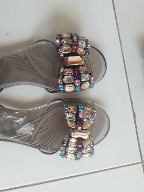 Giày nhựa nơ ngũ sắc | BigBuy360 - bigbuy360.vn