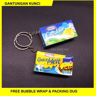 Móc khóa - pho mát thu nhỏ ganci