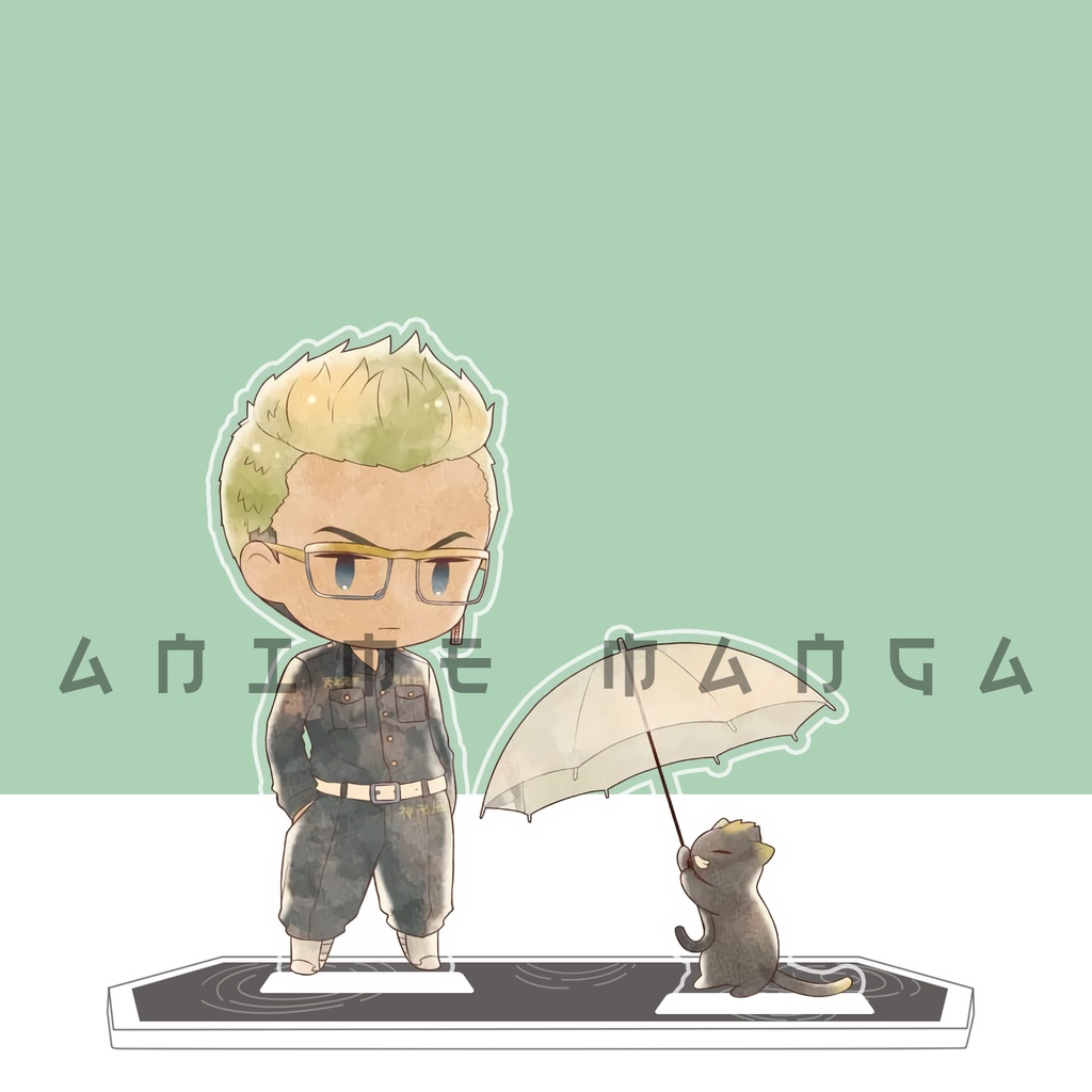 Mô hình standee anime mikey draken tokyo revengers chất liệu acrylic trang trí góc học tập bàn làm việc