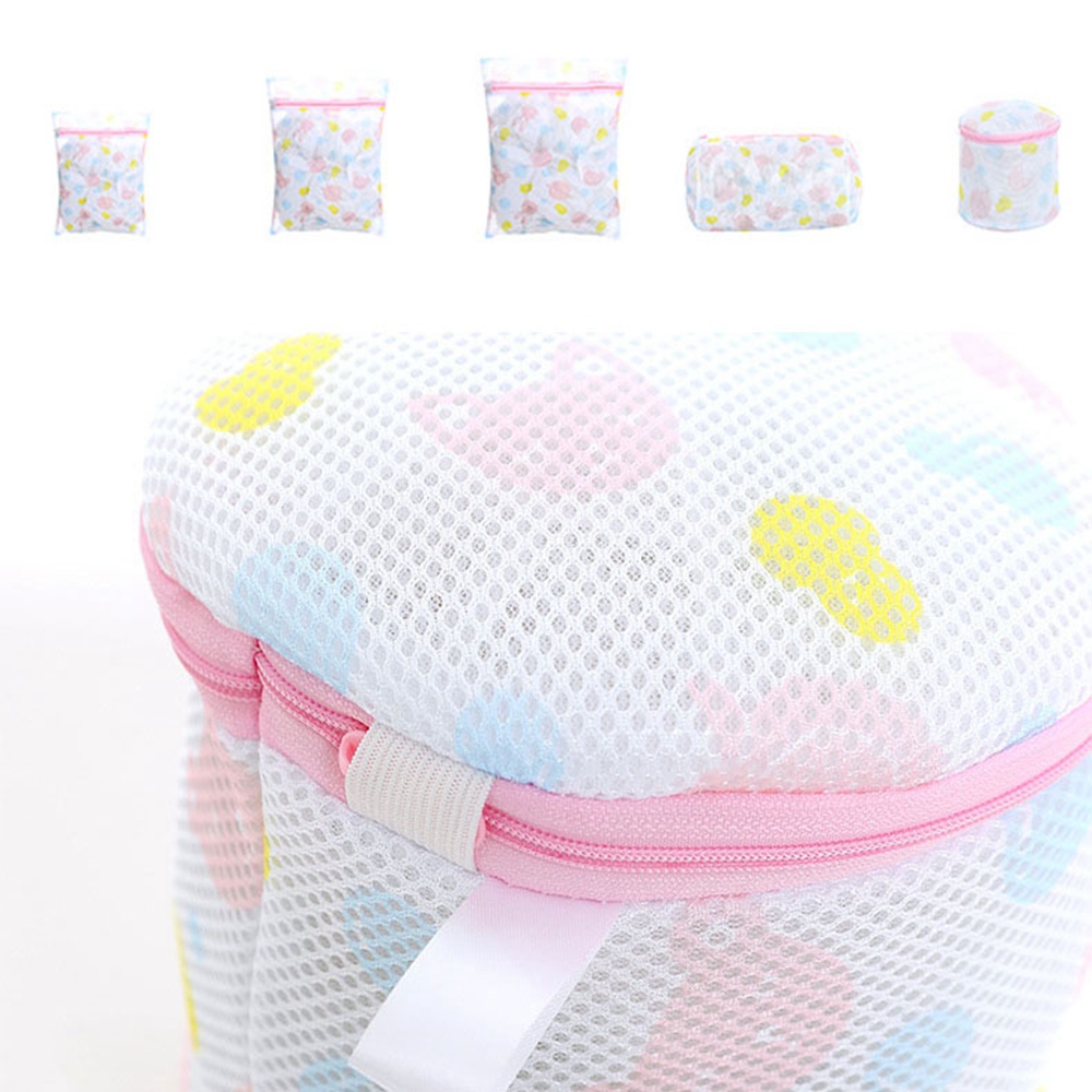 Túi lưới giặt đồ polyester khóa kéo 6 kích cỡ lựa chọn