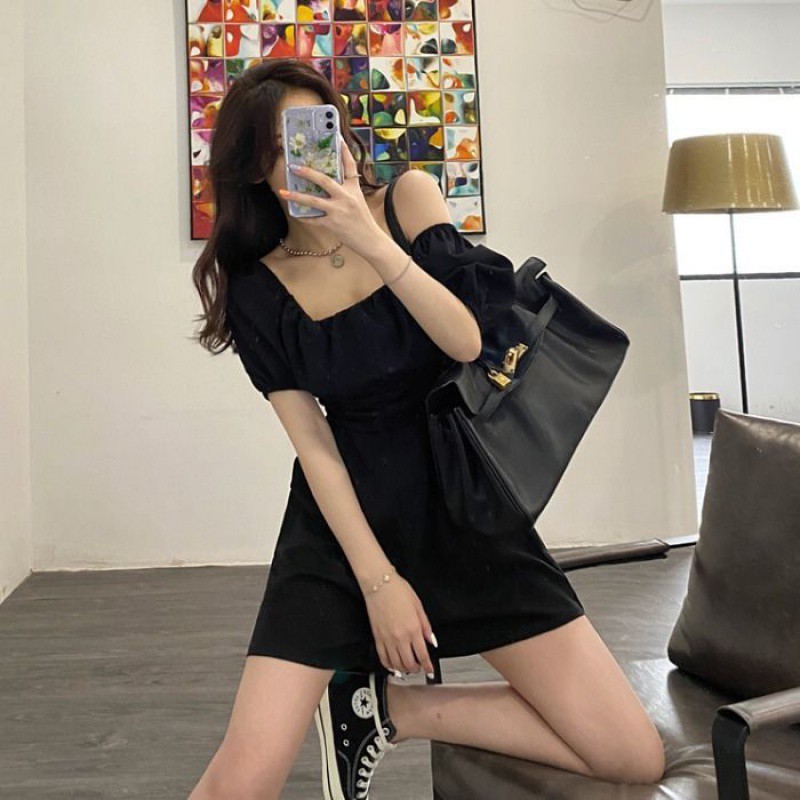 Set jum hè cộc tay dúm ngực- Order QC-inbox shop