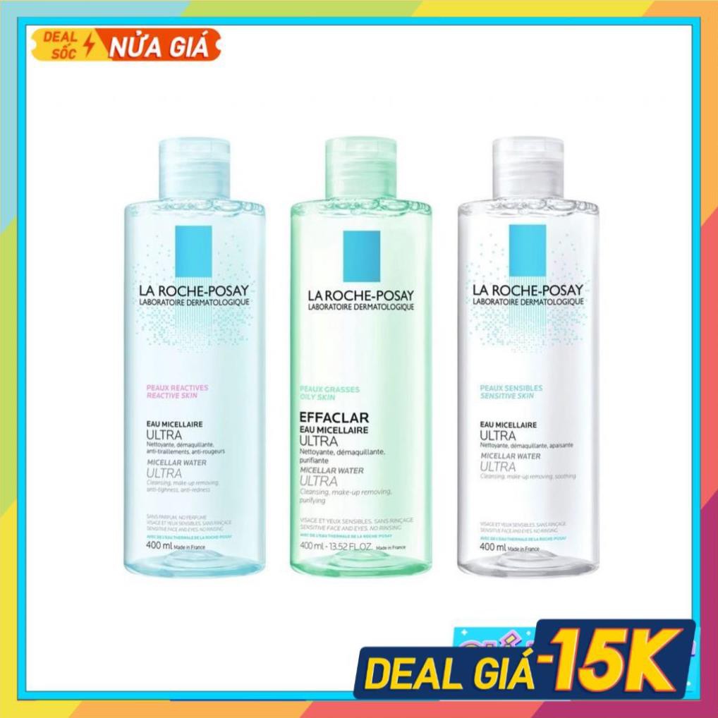 nước tẩy trang la roche posay , dành cho da dầu và da nhạy cảm 400ml NEW | BigBuy360 - bigbuy360.vn