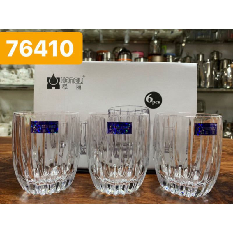 6 Ly thủy tinh, Bộ 6 ly thủy tinh HONGLI 76410