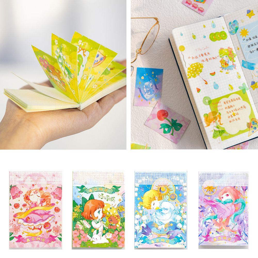 CHOOKEY Bộ 50 Tờ Sticker Dán Trang Trí Điện Thoại, Nhật Ký