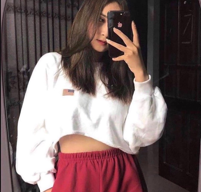 [GIÁ BAO CHẤT] ÁO CRT CỜ MỸ TAY DÀI DÁNG RỘNG SIÊU HOT | BigBuy360 - bigbuy360.vn