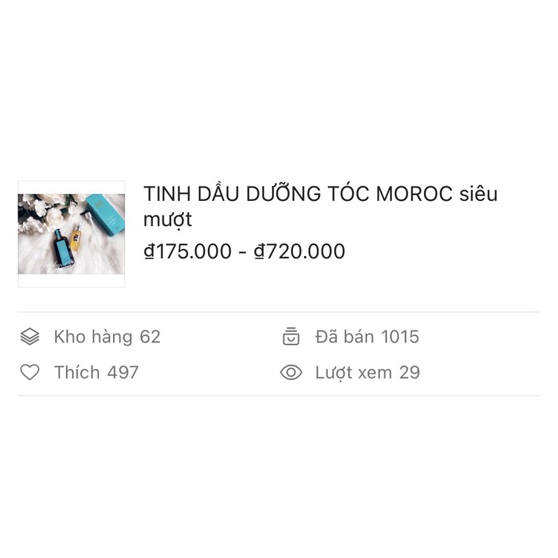 MINISIZE ♻TINH DẦU DƯỠNG TÓC MOROC TREATMENT♻️ | BigBuy360 - bigbuy360.vn