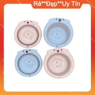 Chậu rửa mặt gấp gọn hình thú cho bé trai, bé gái Doli Shop