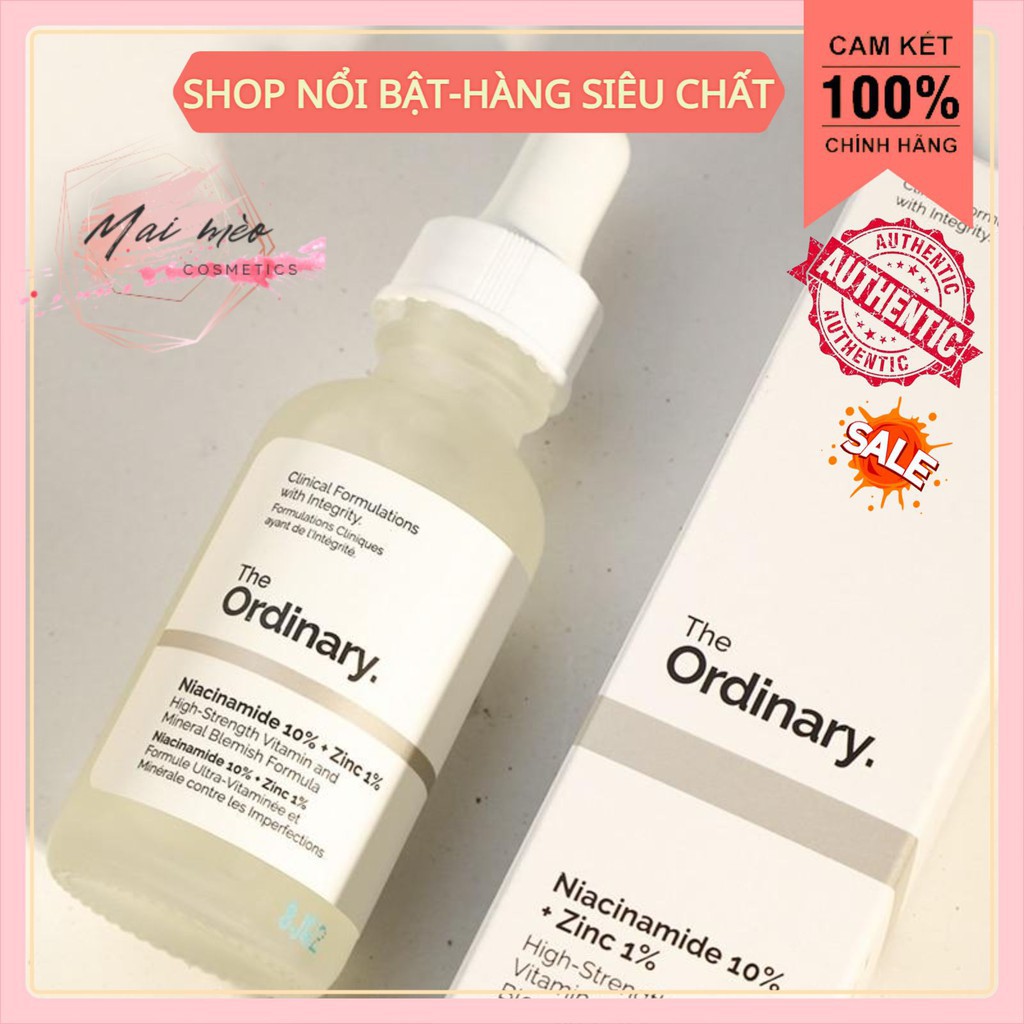 [𝓕𝓻𝓮𝓮𝓼𝓱𝓲𝓹] the ordinary niacinamide 10 zinc 1  se khít lỗ chân lông, mờ thâm, cho da mụn
