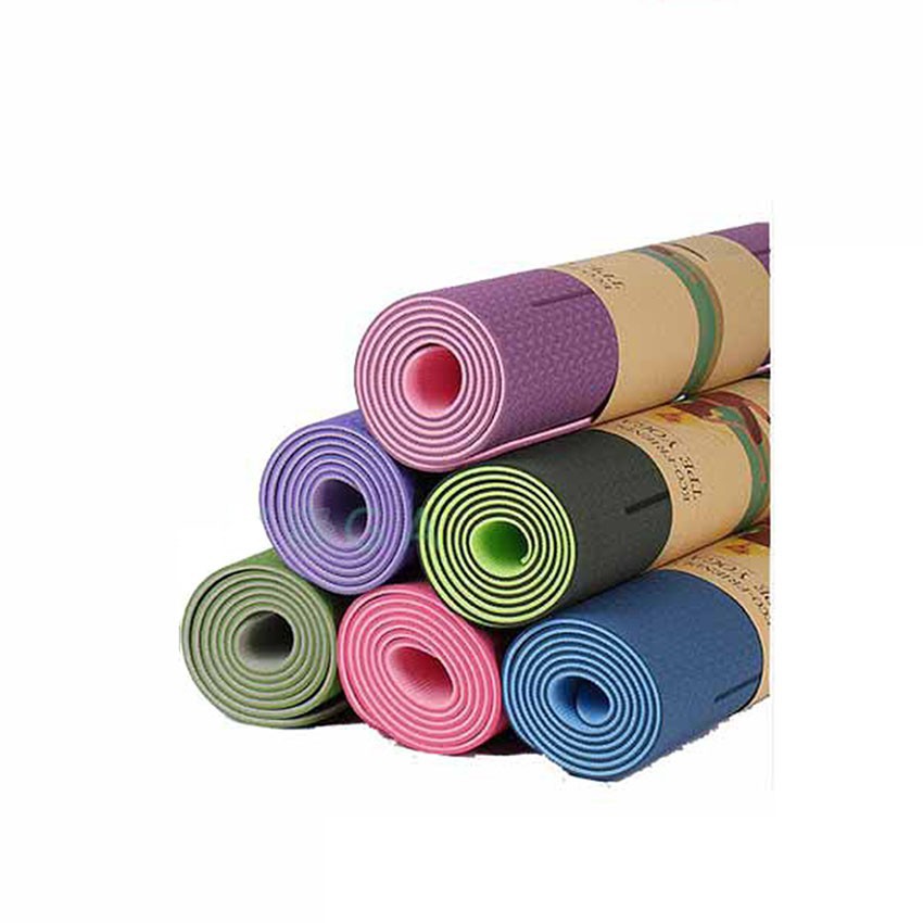 Thảm Tập Yoga Định Tuyến ,Chống trượt 2 lớp dày 6mm chất liệu cao su non TPE 🍀Chống Trượt 6mm Cao Cấp🍀YOGA02