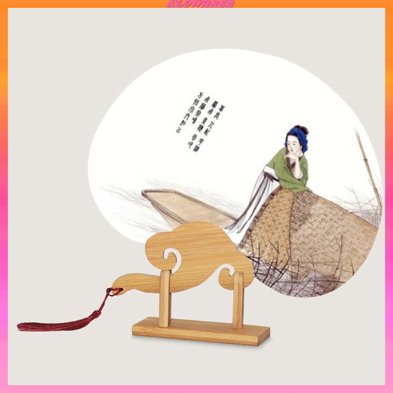 Giá Đỡ Trưng Bày Quạt Xếp Bằng Tre Tự Nhiên Kloware2