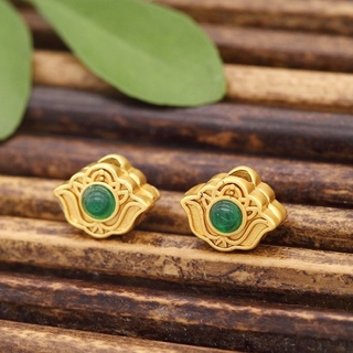 Charm Chốt chặn hạt sen làm vòng tay - Charm Bạc 925