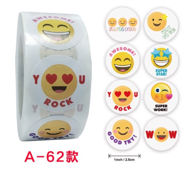 Sticker khen thưởng cuộn