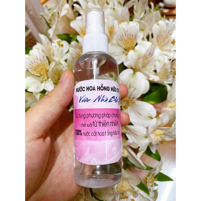 Nước hoa hồng hữu cơ