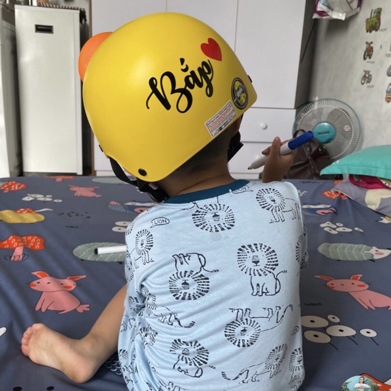 Mũ bảo hiểm cho bé vịt vàng B.Duck siêu dễ thương - Cho Bé & Người Lớn