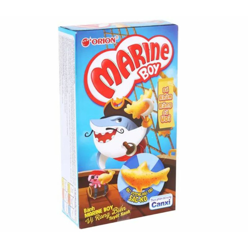 Bánh cá MARINE BOY bổ sung CANXI 35g