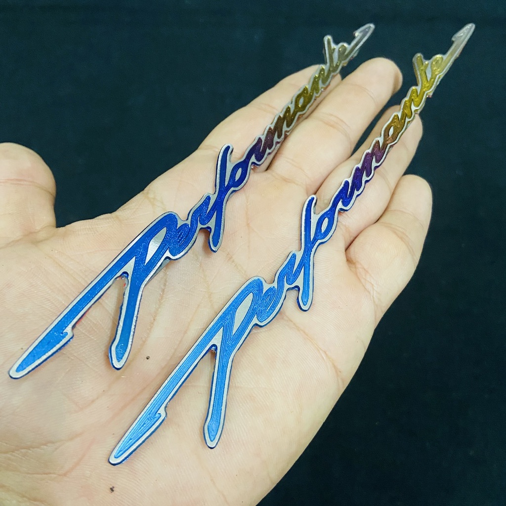 CHỮ PERFORMANTE TRANG TRÍ MỌI LOẠI XE FULL TITAN SIÊU CHẤT SIÊU BỀN