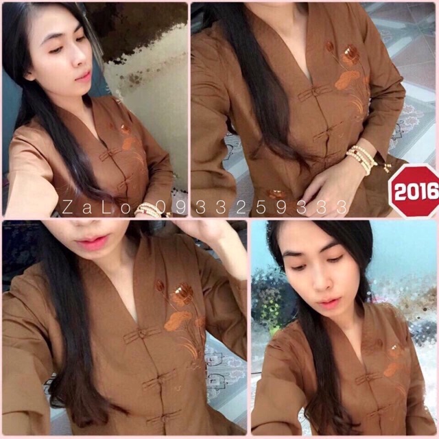 Đồ Lam Đi Chùa # Bà Lai Tim # Đồ Bộ # Quần Áo Nữ
