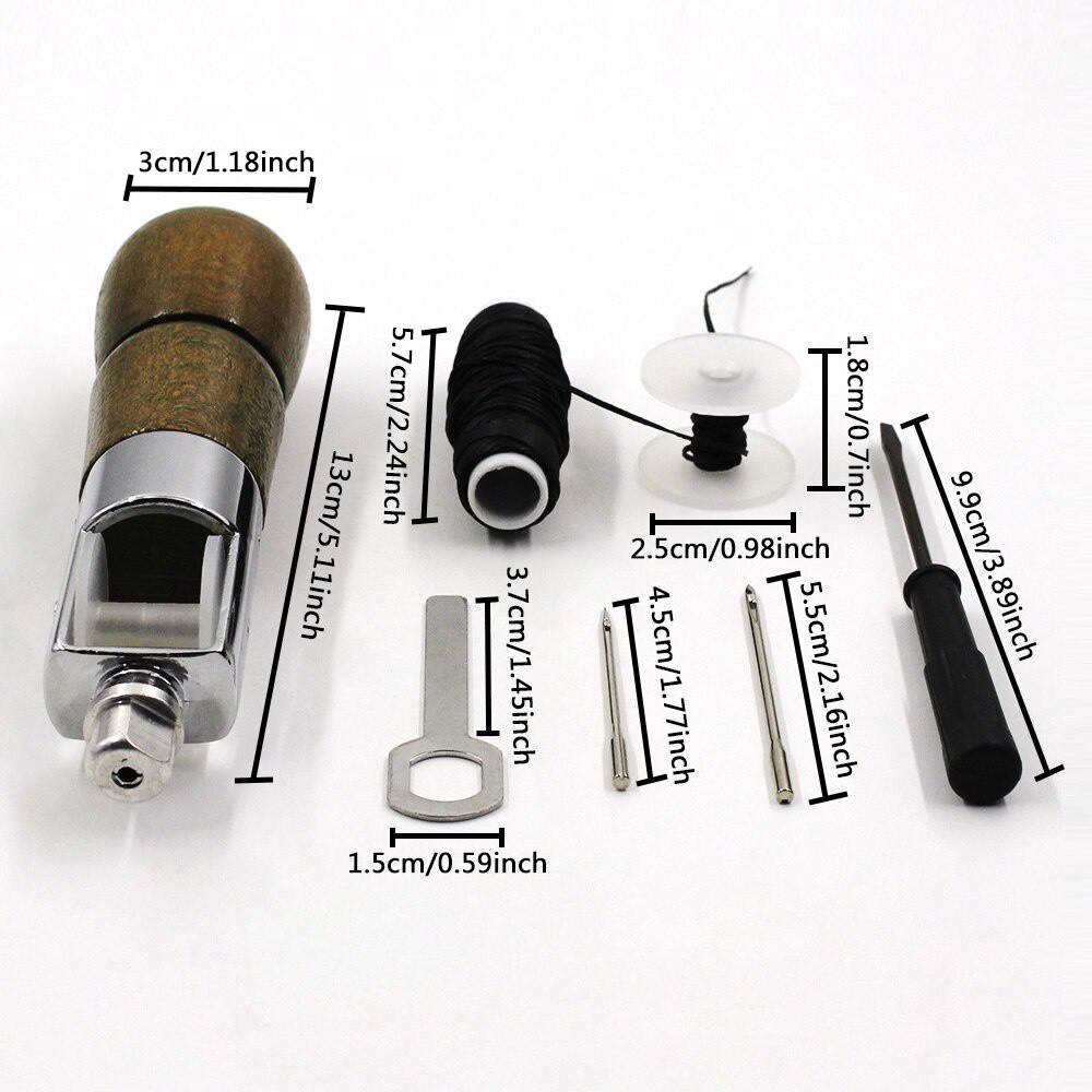 Bộ Dụng Cụ Chỉ Và Sáp Chuyên Dùng May Vá Đồ Da