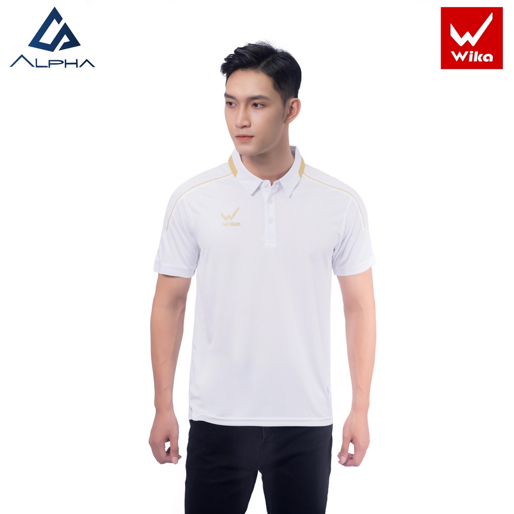 Free Ship - Áo Polo WIKA  Alpha Chất Liệu Polyester Thoáng Mát Mềm Mịn, Màu Sắc Trẻ Trung Phù Hợp Với Nhiều Hoạt Động.