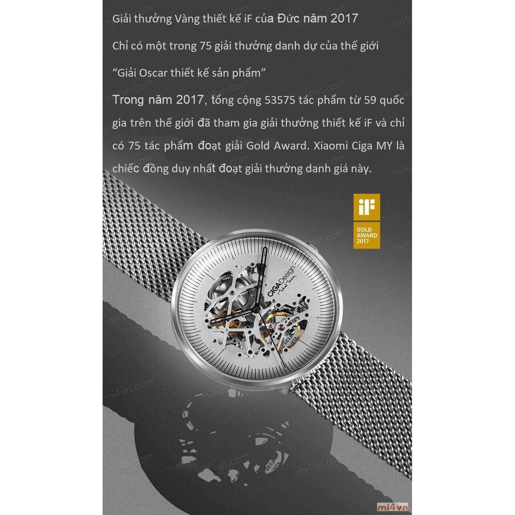 Đồng hồ cơ Nam Xiaomi CIGA MY