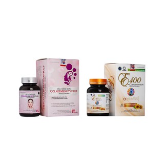 1 BỘ SẢN PHẨM LÀM ĐẸP (SẮC HỒNG ĐƠN + VITAMIN E400)