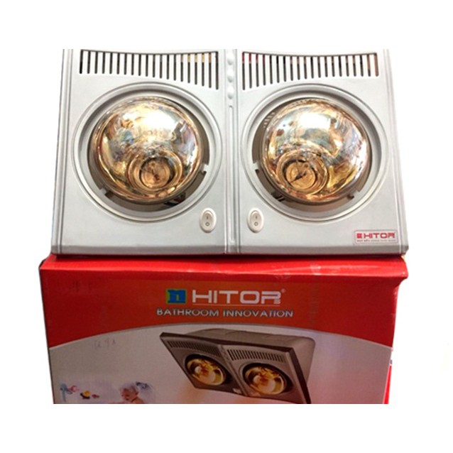 Đèn sưởi nhà tắm hai bóng hông ngoại Hitops HT67