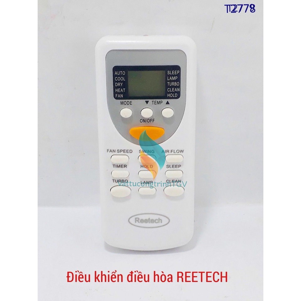 Điều khiển kiểu ZH/JT-03 phím hồng thay thế cho điều hòa REETECH